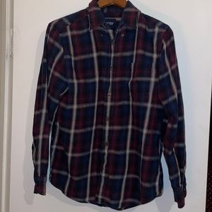 Flannel button down